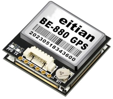 Ujjdwiurgh GPS-Modul BE-880 unterstützt GPS + BDS+, eingebauter elektronischer Kompass für FPV-Renndrohne, Flugzeug, F4-Flugsteuerung