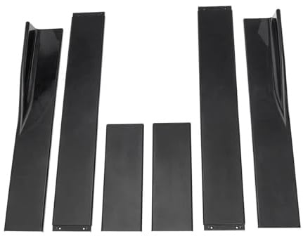 78,7 “/ 86,6” Universal Seitenschweller Für Mercedes Für Benz W205 W204 Verlängerung Splitter Schürze Winglet Antikollisions Splitter(86.6in Black)