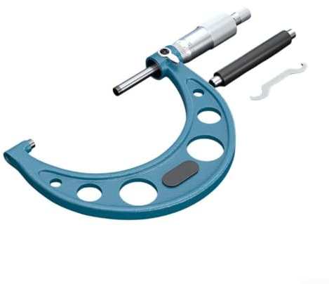 Micrometro, micrometro di diametro esterno, tipo meccanico, strumento di misurazione di precisione per ingegneria della lavorazione dei metalli, calibro di misurazione accurato (75-100 mm)