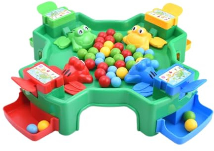 Jeu de repas - Jouet coloré de développement de dextérité - Jeu éducatif - Jouet de motricité - Jeu de défi de table - Jeux de grenouille colorés pour enfants d'âge préscolaire - SPA de jeu éducatif