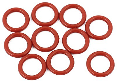 sourcing map 10 Stk rot 9mm x 1,5mm Silikon Gummi Dichtung O Ring Dichtring hitzebeständig de