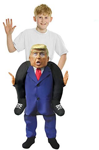 Morph MCKPBPR Piggy Back Costume, Child, Presidential, One Size
