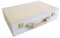 KF-Holz Holzkoffer naturbelassen - Aktenkoffer - Aufbewahrungskoffer - idealer Bastelkoffer & Malkoffer - Geschenkkoffer aus Holz - tragbarer Holzkoffer (420 x 320 x 100 mm)