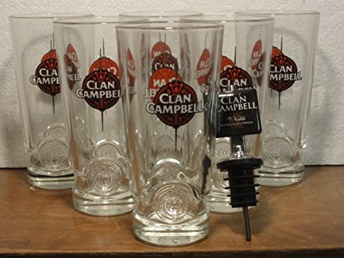 TIGREBOCK 6 Verres Clan Campbell 17CL Evase+1 PISSETTE