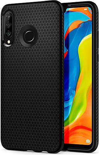 Spigen Liquid Air Hülle Kompatibel mit Huawei P30 Lite -Schwarz