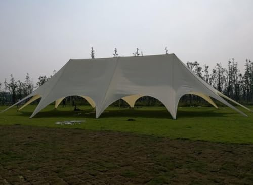Commercial Wedding Event Graduation Stage Patio Party Beach Camping Triple Star Stretch Tent (45x25x16ft.)