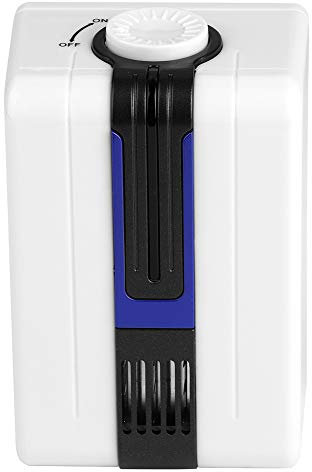 Limpiador de purificador de aire Generador de iones negativos Limpiador de máquina de purificación de aniones de habitación Filtro de humo de aire de olor de enchufe de hogarAmbientador Elim(Azul UE)