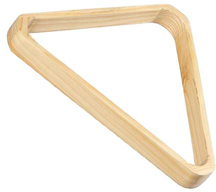 GEREP Dreieck Billard Ball Rack Massivholz,Billard-Triangel 57.2mm, geeignet für 15 Kugeln
