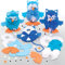 Baker Ross FE969 Schneeeule Pom Pom Bastelset - 3er Pack, Weihnachtsbasteleien, Pom Pom Dekorationen für Kinder zum Basteln, Dekorieren und Ausstellen, kreative Aktivitäten für Kinder