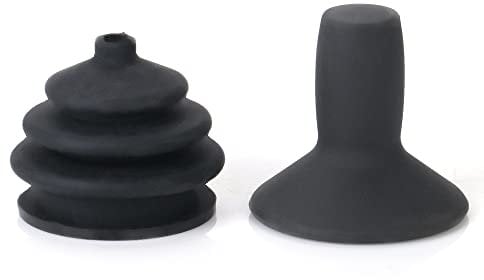 SMTHOME 1 juego de polaina para mando de palanca de mando para silla de ruedas eléctrica o carrito Le Bar, funda de goma a prueba de polvo para ayuda de movilidad de silla de potencia
