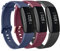 Silikon-Armbänder kompatibel mit Fitbit Inspire 2 & Fitbit Inspire HR & Fitbit Inspire & Fitbit Ace 2, weiches Sport-Ersatzarmband für Damen und Herren, Schwarz + Marineblau + Weinrot, Größe S, 3