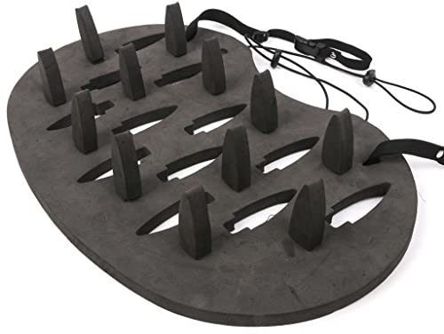 Colcolo Black Fly Fishing Pallet Tray Orgnizer with Waist Belt, Neck Strap