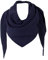 FASHION YOU WANT Damen XXL Strick Dreieck Schal mit Reiskorn Strickmuster in Unifarben, Schal, Leichtes Tuch (dunkelblau)