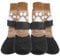 KOOLTAIL rutschfeste Hundesocken ¨C Outdoor-Hundeschuhe wasserdichte Hundeschuhe Pfotenschutz mit Gurt Traktionskontrolle f¨¹r Hartholzb?den
