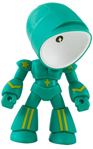 Uonlytech Roboterlampe Led Nachtlicht Mit Verstellbarem Kopf Touch-Steuerung Kleine Nachttischlampe Für Kinderzimmer Und Büro Dekoratives Schreibtischlicht