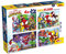 Lisciani - MARVEL Puzzle MAXIFLOOR Spidey Amazing Friends - 100378 - Puzzle Doppelseitig 4x48 Teile - Rückseite zum Ausmalen - Denk- und Geduldspiel - Lernspiel - Für Kinder ab 4 Jahren