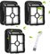 Rebirthcare Filtro de 3 piezas para Bissell para Crosswave Pet Pro y para Crosswave Cordless Max 2306A 1785 1785A 2211W 2554 2590 2593 2596 Filtro de repuesto Accesorios Repuestos, Sustituye#1608684