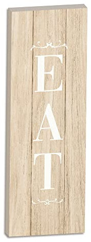 Tavoletta Cucina Tagliere Decorativo Eat - Forme in Legno realizzate a Mano Un Idea Originale per Decorare la casa, da Appendere o da appoggio