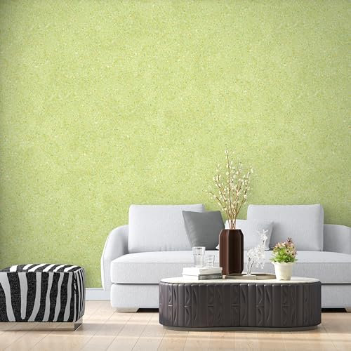Belka B34 Grüne Tapete - Reine Baumwolle - Langlebig - Selbstklebend - Wärme- & Schalldämmend - Modern & Stilvoll, DIY Öko & Natürlich | ca. 3 qm (m²)