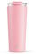 Meoky 710 ml Travel Coffee Mug with Leak Proof Lid, Stainless Steel Reusable Coffee Cup, Keeps Hot for 8 Hours or Cold for 24 Hours, Fits in Car Cup Holder (Blush)