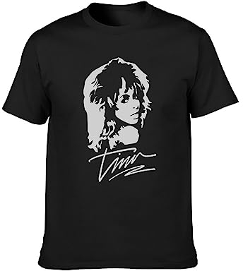 Tina Turner Men's T-Shirt Unisex Black Tee 3XL