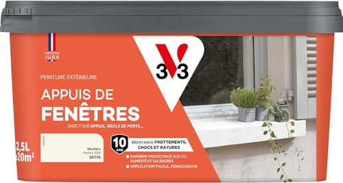 V33 Peinture pour appuis de fenêtres, Meulière 2,5L