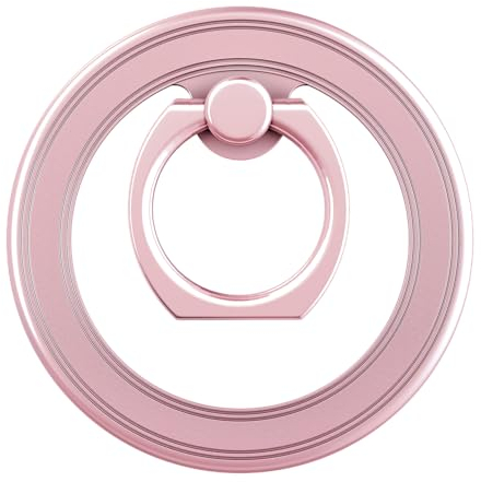 IDEAL OF SWEDEN Praktische Ringhalterung für einen bequemen Griff an Ihrem Telefon. Magnetisch und kompatibel mit Magsafe Handyhüllen. Ringständer oder Telefonring in intelligentem Design (Light Pink)