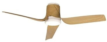 MANTRA - Ventilador de techo LED USHUAIA 30W 2400 Lm, 35W potencia ventilador, Madera 2700K-5000K