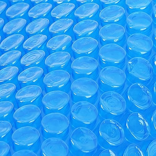 GAOMON 12x24 Solar Pool Covers for Inground and Above Ground Pools, 12Mil Rectangle Sun Heater for Swimming Pool, Heat Retaining Blanket for Water 1200 Series (Blue, 12ft x 24ft)