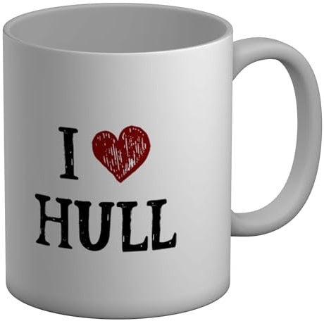 Shopagift I Love Hull Mug Yorkshire Historic City White 11oz Large Ceramic Cup