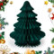 NAROSEBE 35x13cm Honeycomb Papier Weihnachtsbaum Faltbar Papier WabenTannenbaum Tisch Papier Weihnachtsbaum Honeycomb Tannenbaum Tischdeko Wabenpapier Baum für Weihnachten Dekoration, Grün