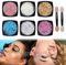 Maquillaje Purpurina Gel para Cara, Cuerpo y Cabello - Glitter Flakes Paillette en 6 Colores - Transparente