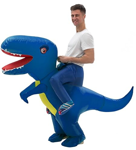 IRETG Disfraz de Dinosaurio Adulto Hinchable dino Disfraces para halloween fiesta Navidad