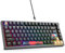 SbocKeeb V400 Custom Gaming Keyboard 75 percent Hot-Swappable, 75% Wired Mechanical RGB Keyboard with Gasket and Sound Absorbing Pads Programmable American QWERTY for Mac/Win V400 Blue Samurai