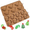 PTaizjjz Moldes de chocolate de Navidad, 2 moldes de silicona para árbol y bastón de caramelo para chocolate, galletas, gelatina DIY