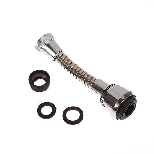 Regadera giratoria del Grifo del Fregadero del Acero Inoxidable de la Cocina con el Dispositivo Ahorro de Agua del Pelele del suplemento del espray de la Prueba del chapoteo del Tubo Flexible