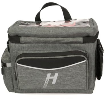Haberland Maxi Fahrradtasche Lenkertasche 8L Grau