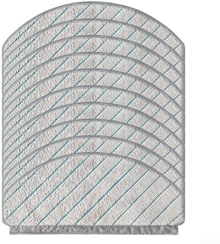 wenyouya ECOVACS Lot de 10 chiffons de nettoyage lavables en microfibre pour robot aspirateur Deebot N20 N20 Plus N20 Pro Plus