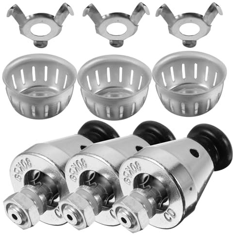 OKUMEYR 12pcs Pressure Cooker Accessories Aluminum Alloy Limiting Valves and Exhaust Valves for Kitchen Cooker Replacement Parts Practical Use for Home Cooking