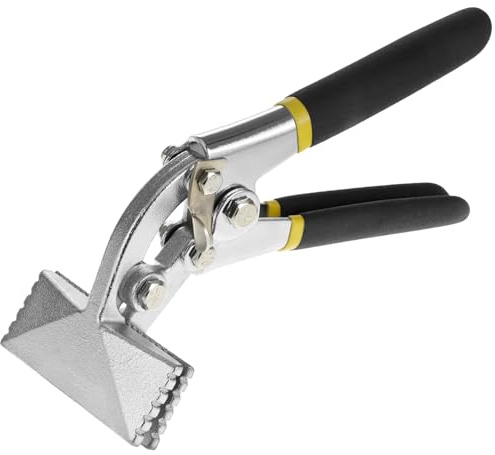 QWORK 3 Inch Hand Seamers Sheet Metal Tool, Offset Versatile Metal Bending Pliers