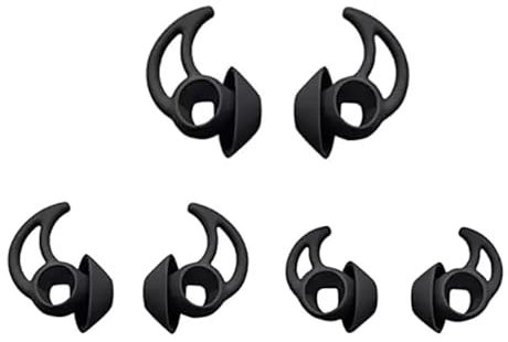 Bose Sport Earbuds Replacement Eartips, 3 Sizes S/M/L, Black