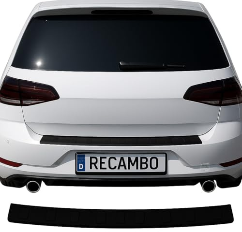 RECAMBO Ladekantenschutz ABS-Kunststoff - kompatibel für VW Golf VII Schrägheck/AU/BJ 2012-2021