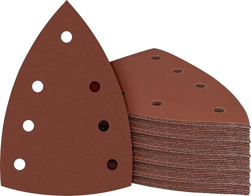 Bosch 50x EXPERT C430 Schleifpapier- Set, K40/80/120,10xK180,10xK240, 100x1 | für Farbe auf Holz, Ø 100x150 mm, Körnung 10 x 40, 10 x 80, 10 x 120, 10 x 180, 10 x 240, Professional Zubehör Multischleifer