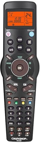 1pc Multifunctional 6-in-1 Universal Learning Remote Control Suitable TV/set-top Box/air Conditioner/CD/DVD/audio CHUNGHOP RM-991