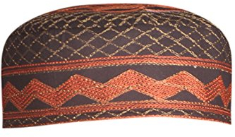 Egypt Bazar Traditionelle Arabische Kopfbedeckung - Araber - Karnevalskostüm/Farbe: schwarz