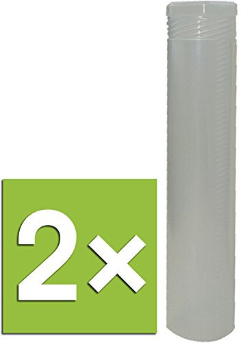 Rumold DP Drehpack Versandrollen Polyethylen (Transparent, 2 Stück)