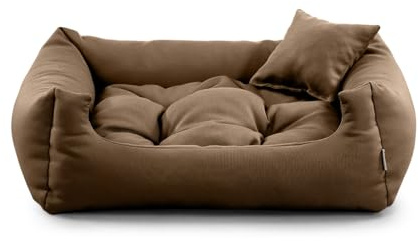 Hundebett Hundesofa Hundeliege Hundekissen Hundekorb XS-3XL NEO (M - 80x65, 7 Hellbraun)