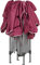 INSTENT Pavillon 3 x 3 m Basic wasserdicht UV Schutz 50+, 2 Seiteneile, rot
