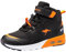 KangaROOS Jungen Kx-hydro Sneaker, Jet Black Neon Orange, 34 EU