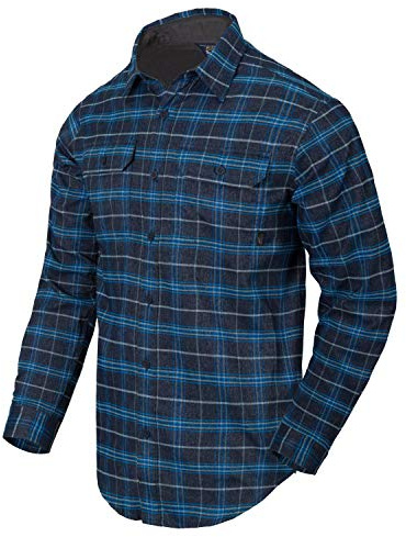 Helikon-Tex GreyMan Shirt - Blue Stonework Plaid